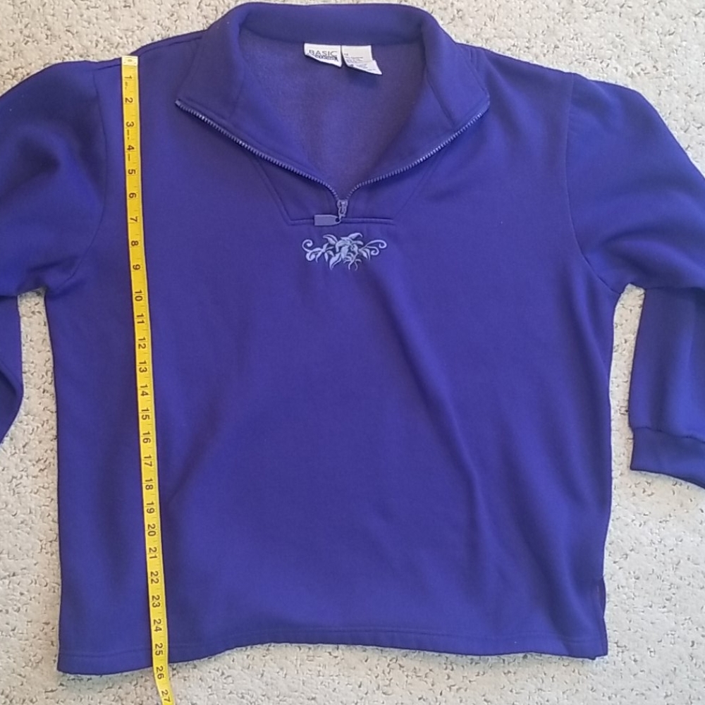 Basic Edition Blue/Purple Sweater - image 4